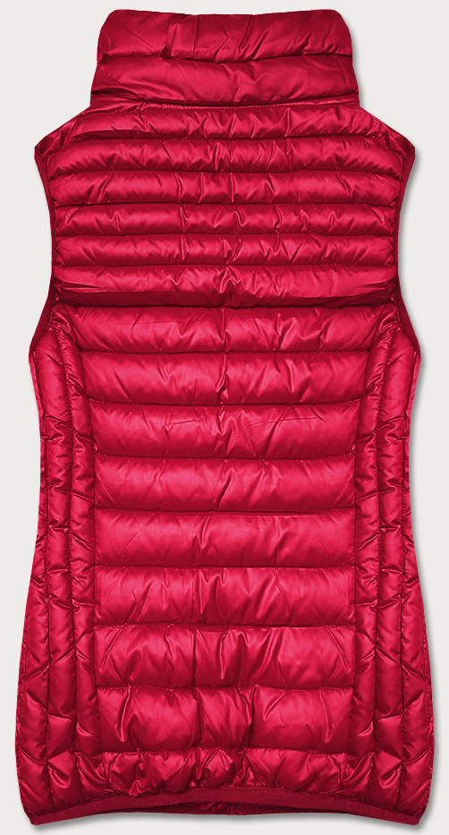 Červená dámská vesta (B2723-4) odcienie czerwieni XXL (44)