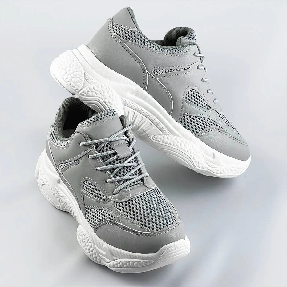 Šedé dámske športové topánky (170) odstíny šedé XL (42)