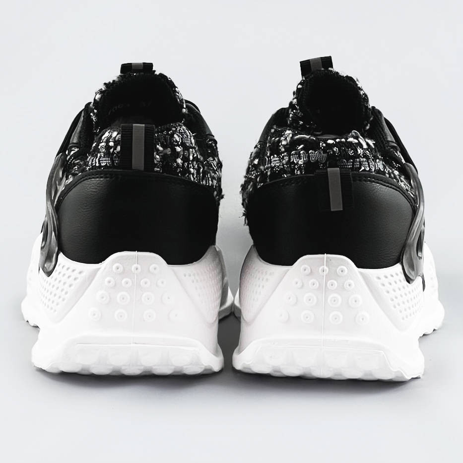 Černé dámské sportovní boty (7003) odcienie czerni XL (42)