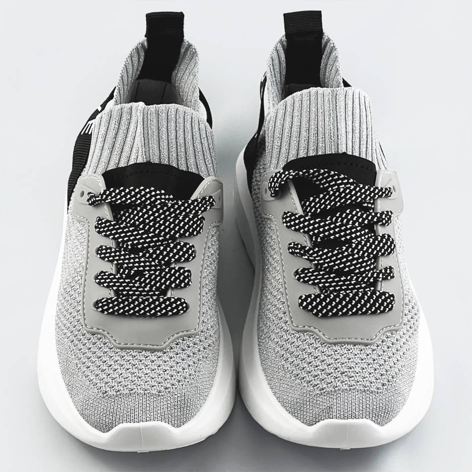 Stříbrné dámské nazouvací tenisky sneakers (LL66-3SP) Silver XL (42)