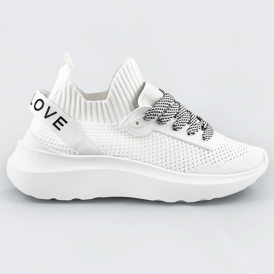 Bílé dámské nazouvací tenisky sneakers (LL66-3SP) bílá XL (42)