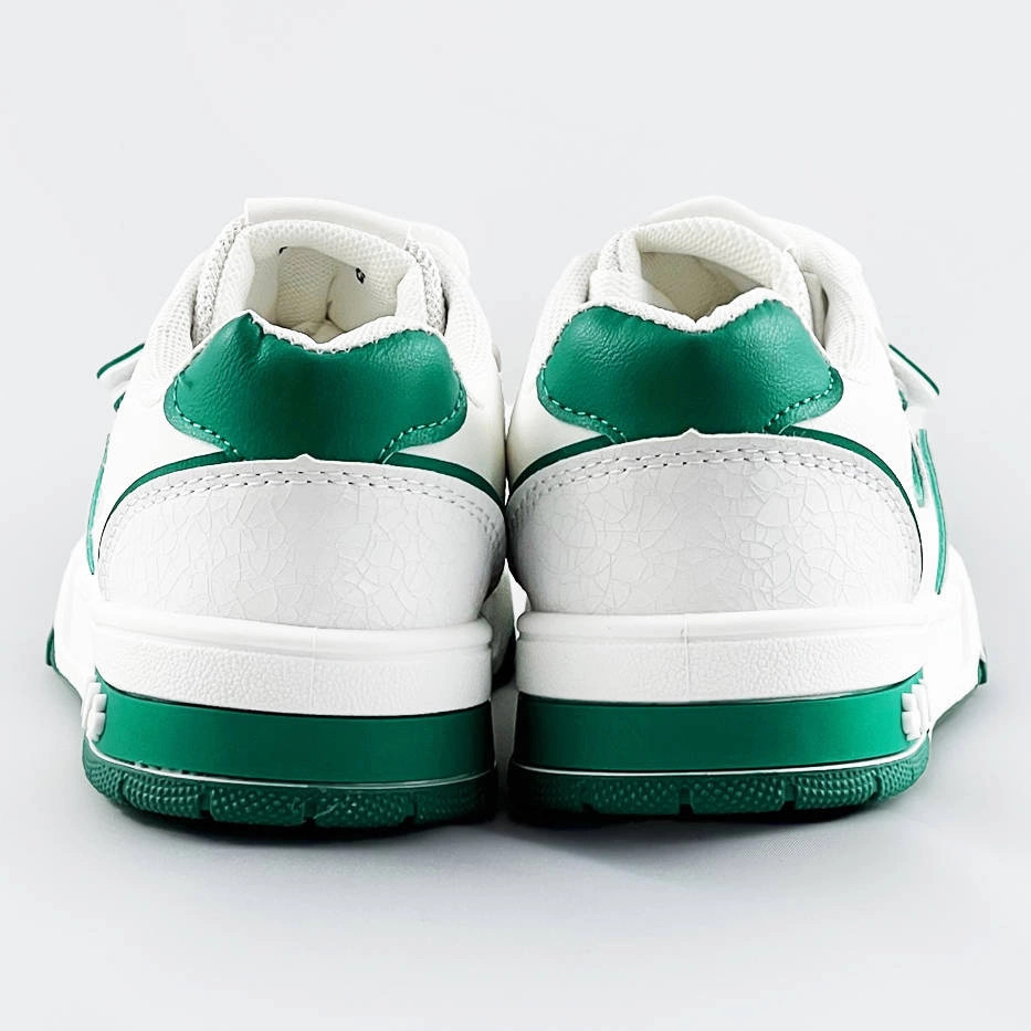 Bielo-zelené dámske dvojfarebné tenisky "adidasky" (AD-585) odstíny zelené XL (42)