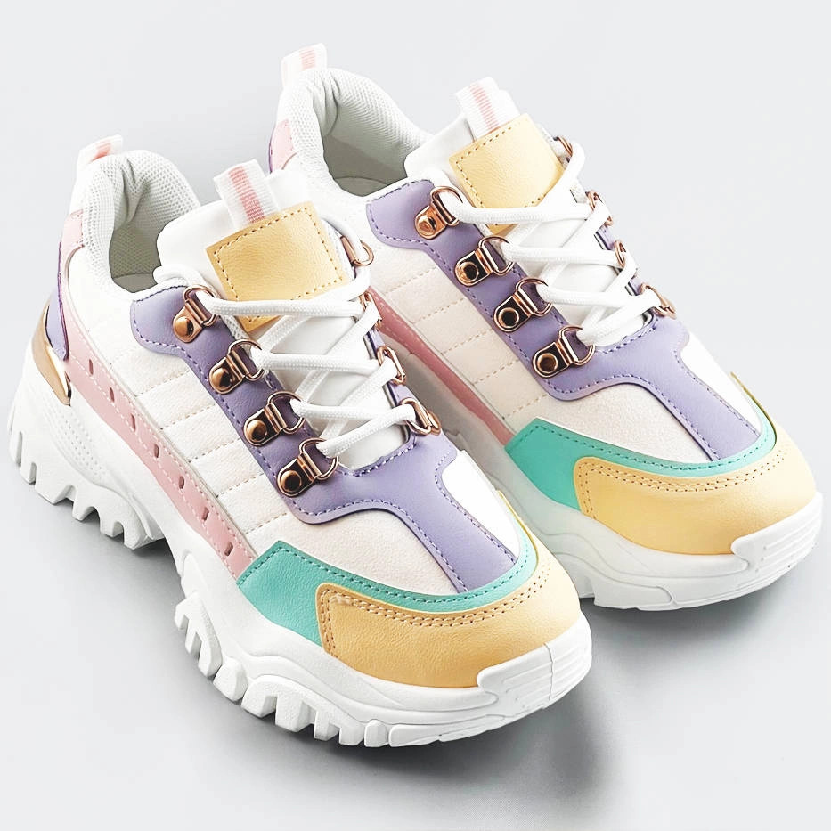Barevné dámské tenisky sneakers (AD-580) vícebarevné XL (42) (obrázek 5)