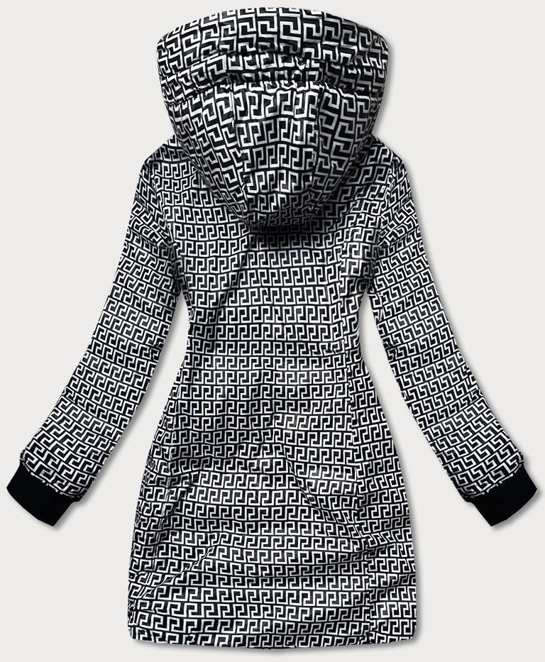 Zelená obojstranná dámska metalická bunda (b8070-10) odstíny zelené S (36)