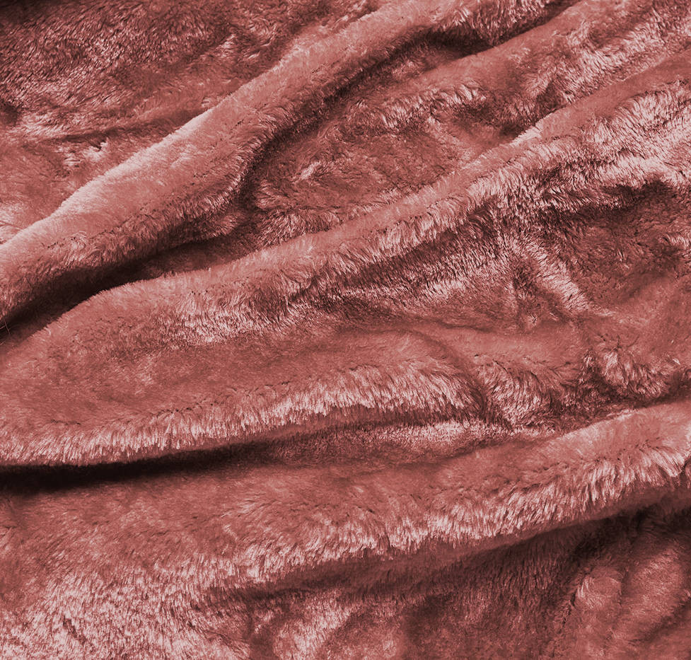Dámská zimní prošívaná bunda v cihlové barvě (2M-963) odcienie czerwieni S (36)