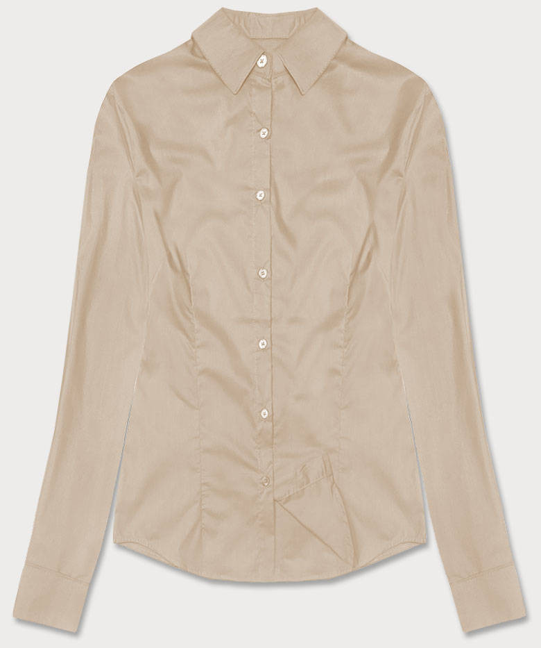 Klasická béžová dámská košile (HH039-34) Barva: odcienie beżu, Velikost: XL (42)