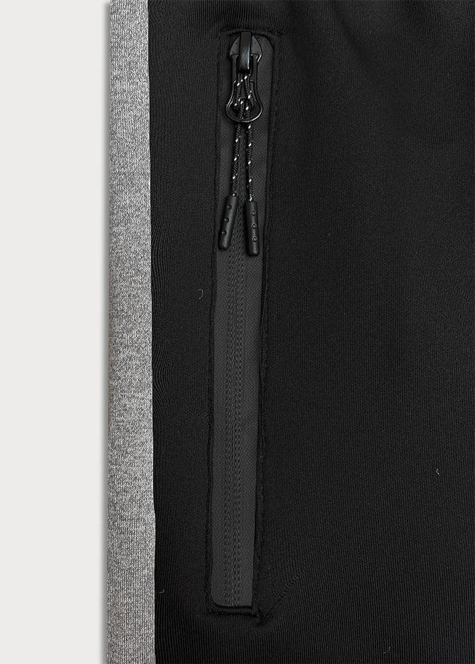 Černé pánské sportovní kraťasy (8K281-3) odcienie czerni XL