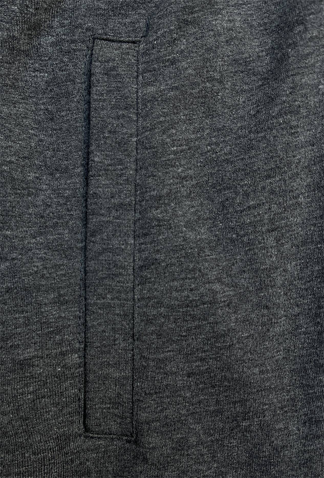 Tmavě šedé bavlněné pánské kraťasy (YW01046-A2) odcienie szarości XL