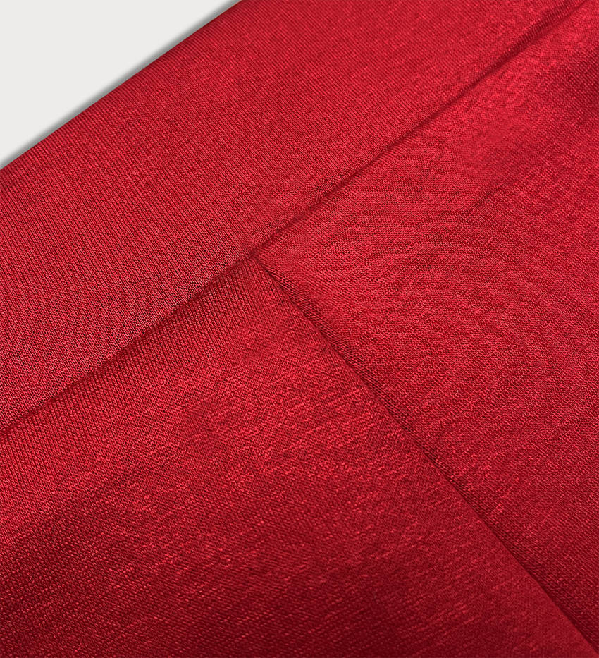 Červené bavlněné dámské legíny (YW1001-5) odcienie czerwieni XL (42)