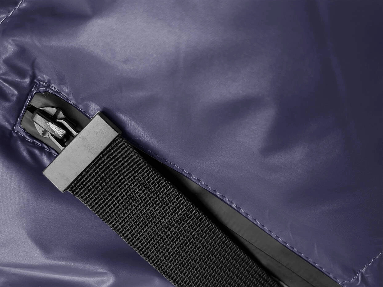 Dámska zimná páperová bunda v slivkovej farbe (23065-215) odstíny modré S (36)