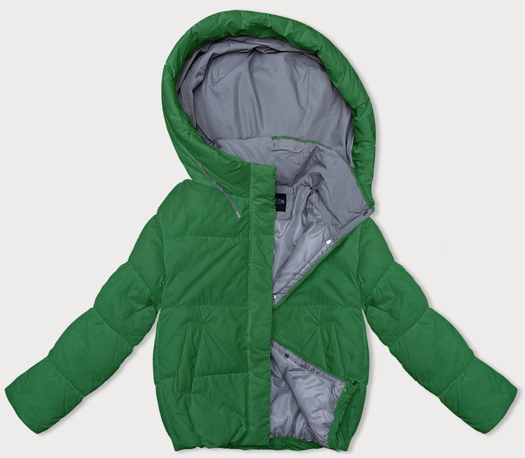 Zelená dámska športová bunda (3096) odstíny zelené XXL (44)