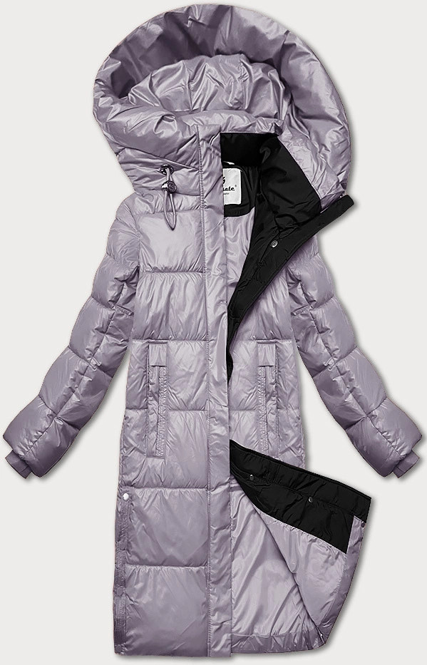 Dámska zimná bunda s kapucňou Glakate (LU-238001#) odstíny růžové S (36)