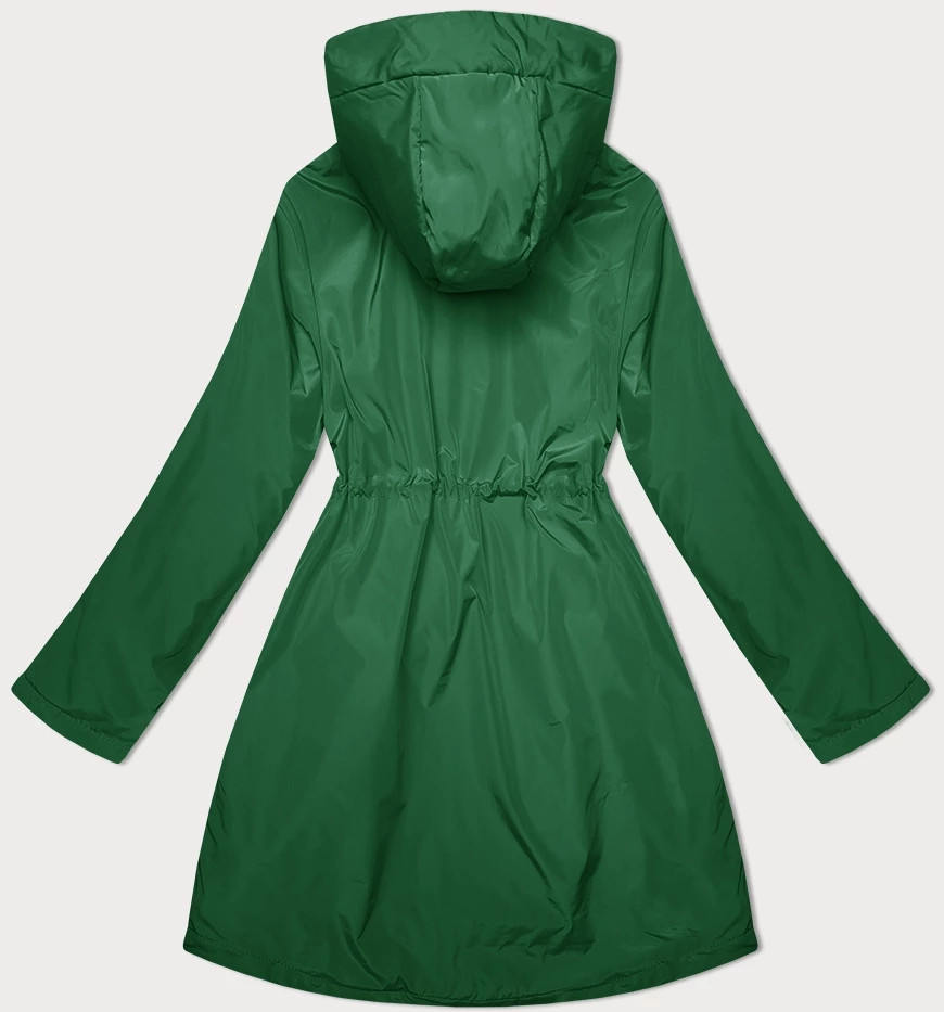 Zelená dámská bunda s kapucí Miss TiTi (2832) zielony M (38)