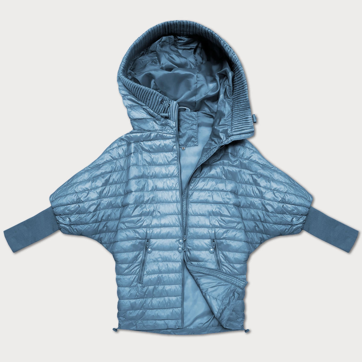 Svetlomodrá dámska bunda Minority bat (P3-6913-30) odstíny modré XL (42)