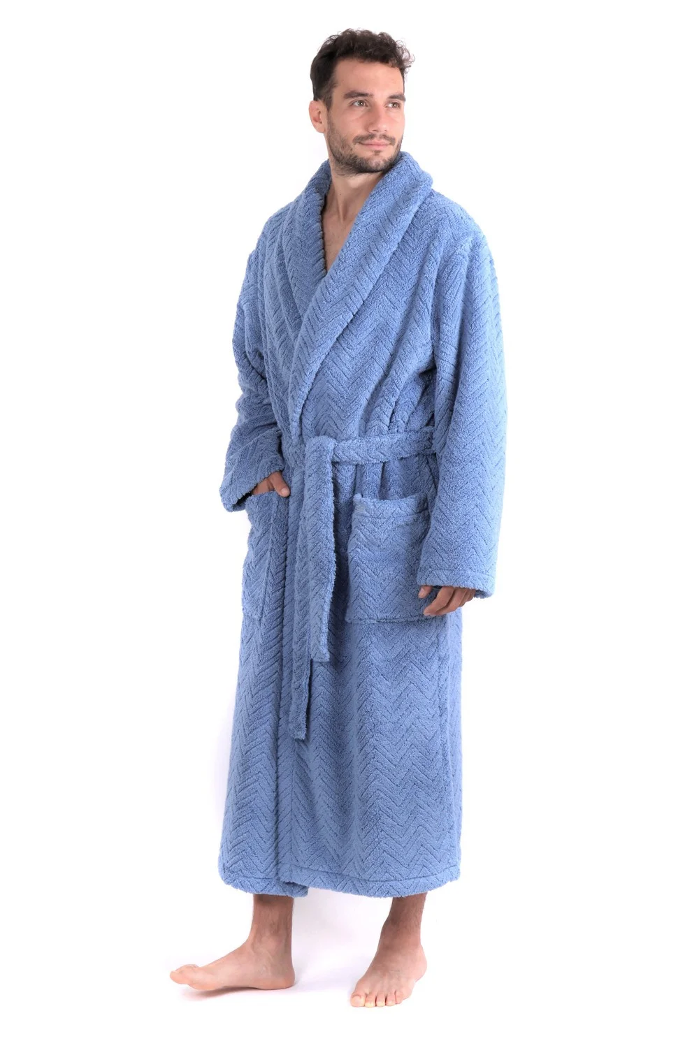 Pánsky župan Athena 2116 denim - Vestis XXL