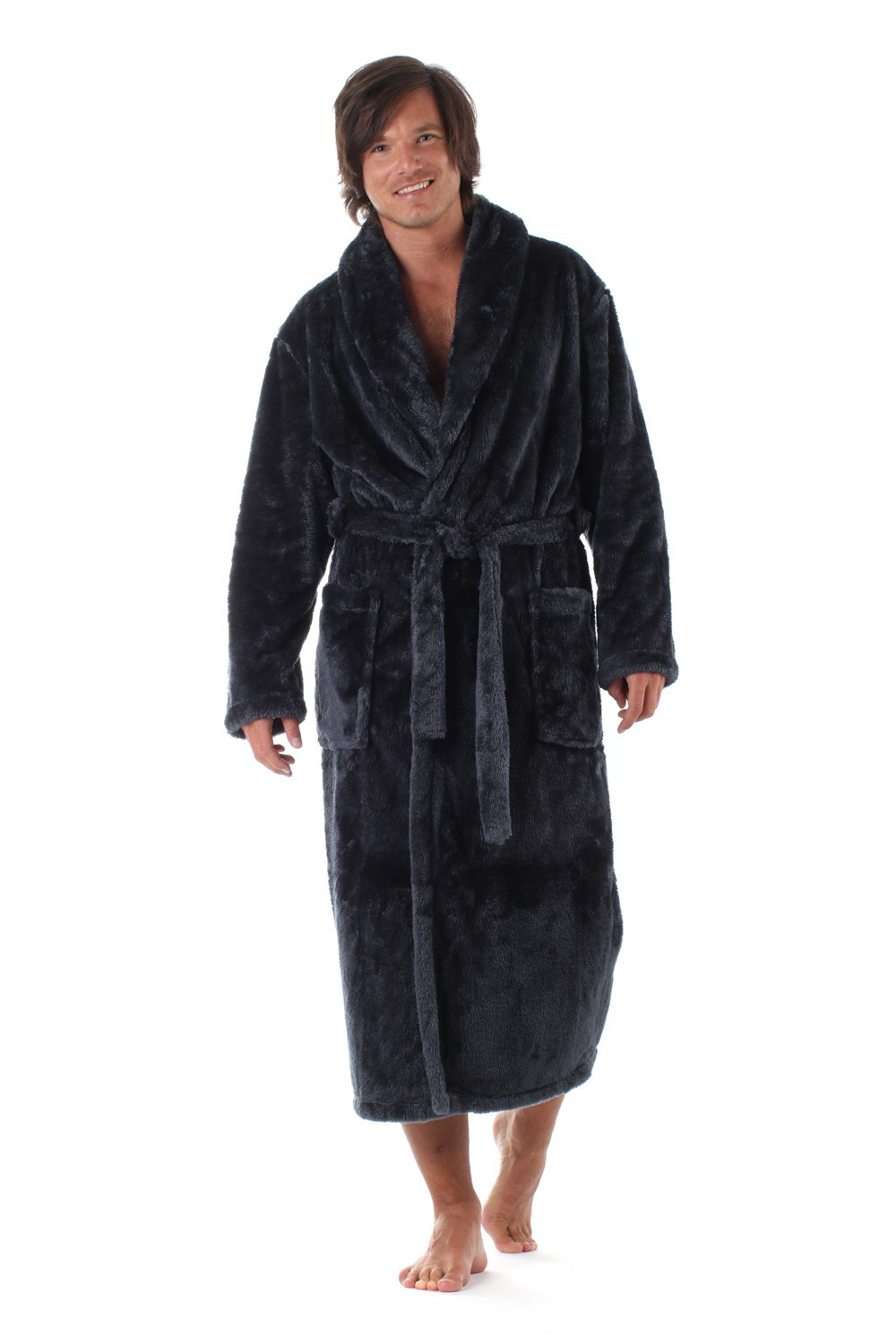 Pánsky župan Jack extra 2120 anthracite - Vestis XXL