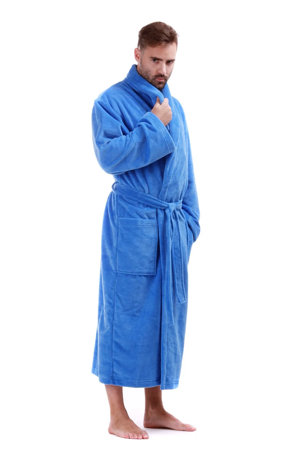 Pánsky župan Tampa oversized 2149 sky blue - Vestis nadměr 5XL