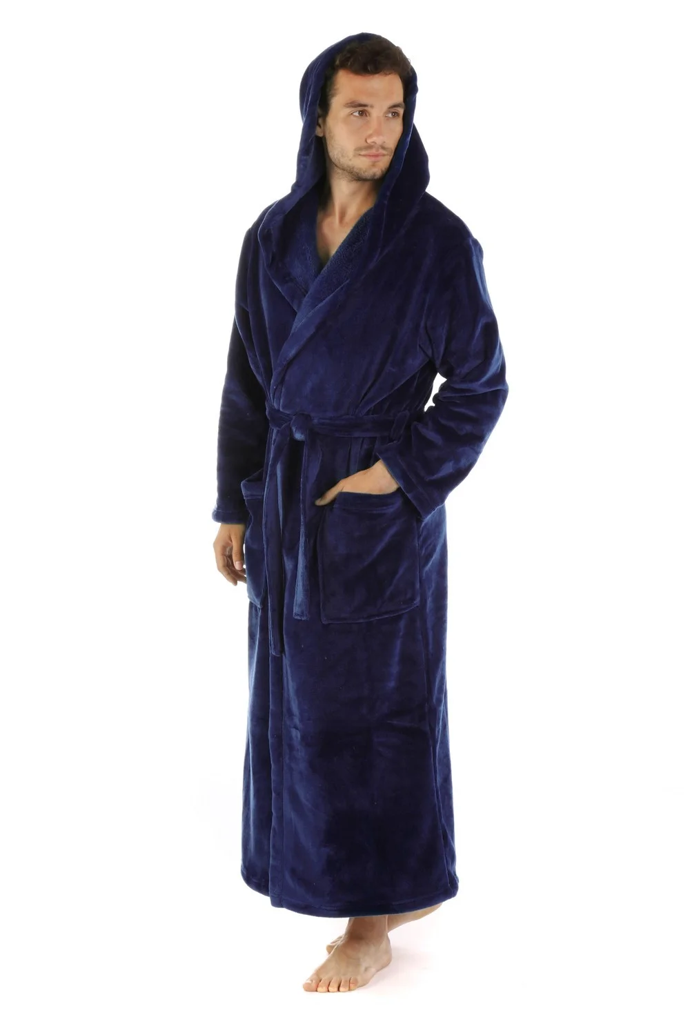 Pánsky župan Siena 3156 Midnight Oversized - Vestis nadměr 3XL