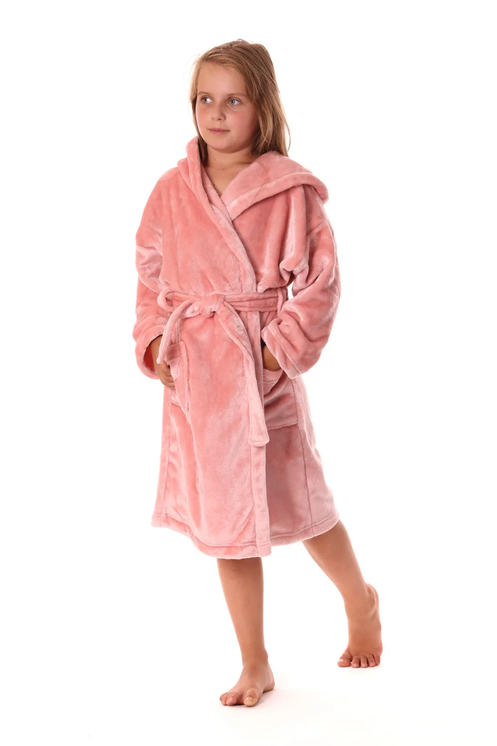 Dětský župan Siena s kapucí 9156 pink pearl - Vestis dětské č.140 (obrázek 13)