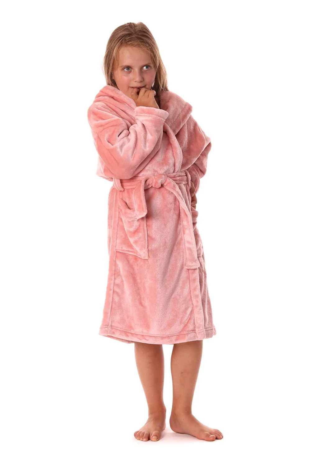 Dětský župan Siena s kapucí 9156 pink pearl - Vestis dětské č.140 (obrázek 6)