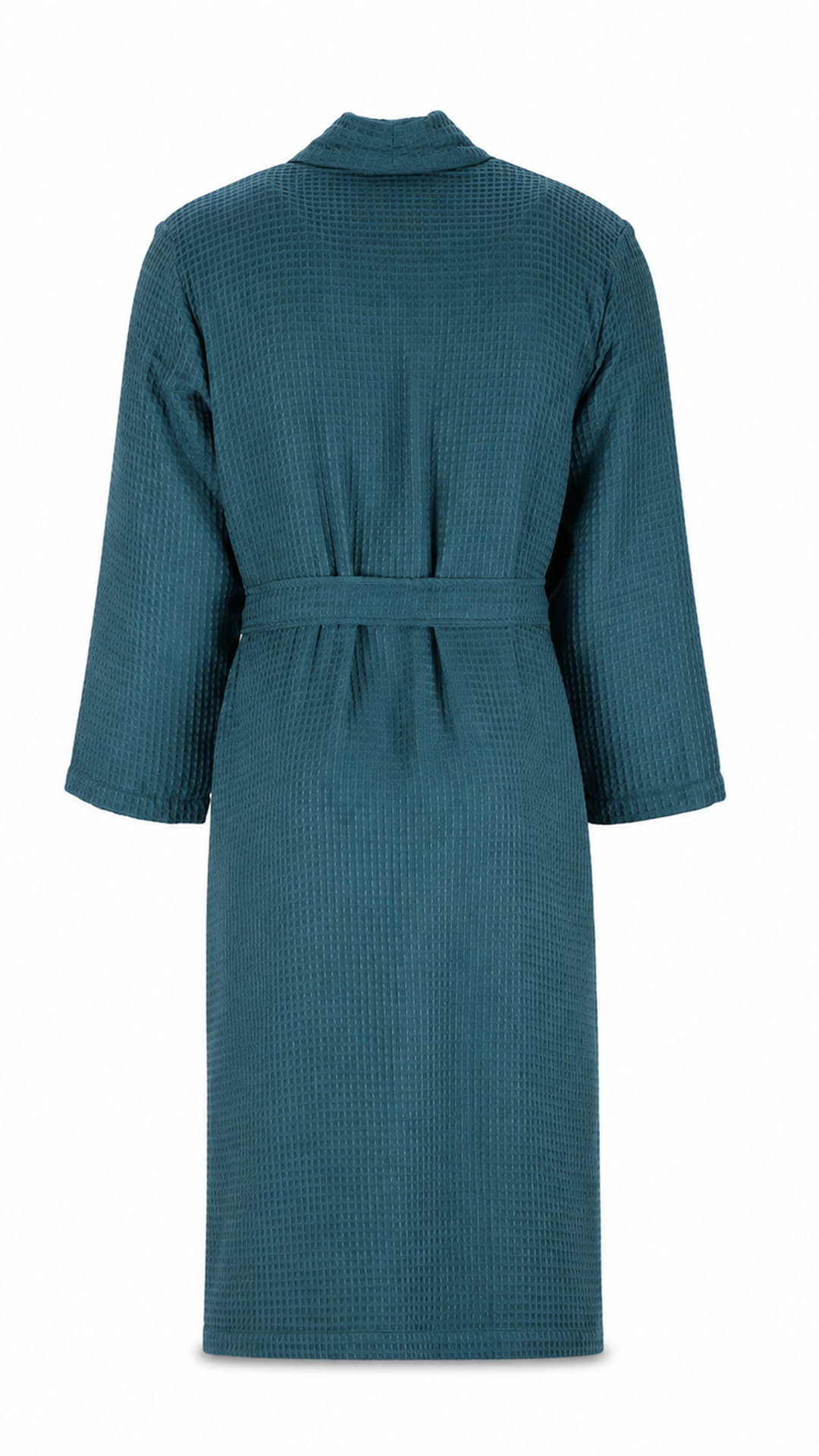 Pánský vaflový župan Vestis Saimaa Teal XXL (obrázek 4)