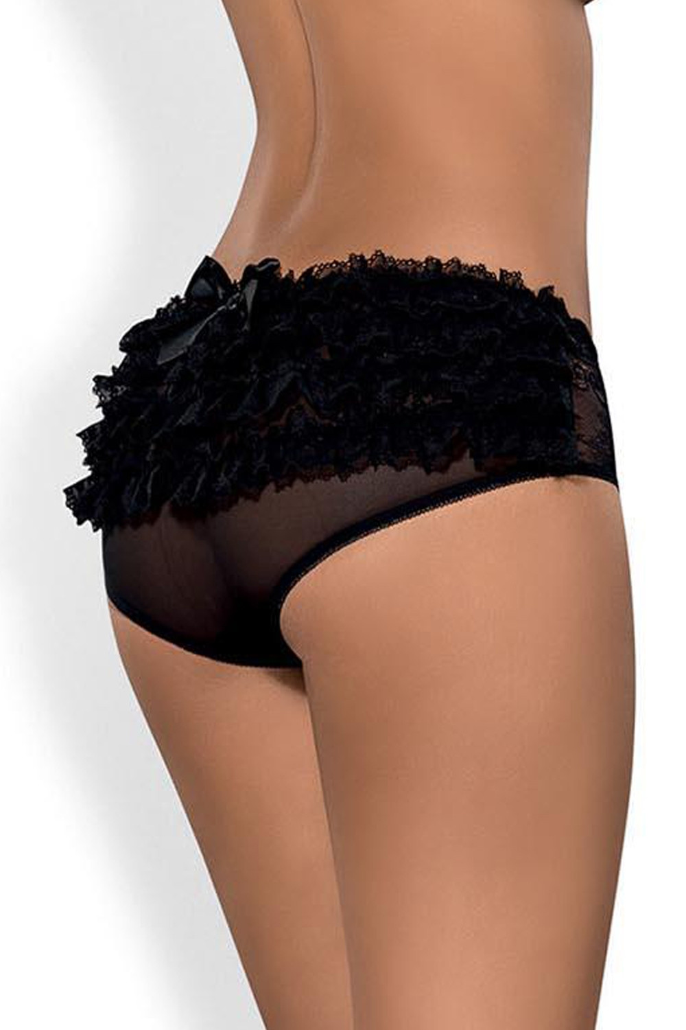 Dámské kalhotky model 16132683 panties - Obsessive Barva: černá, Velikost: S/M