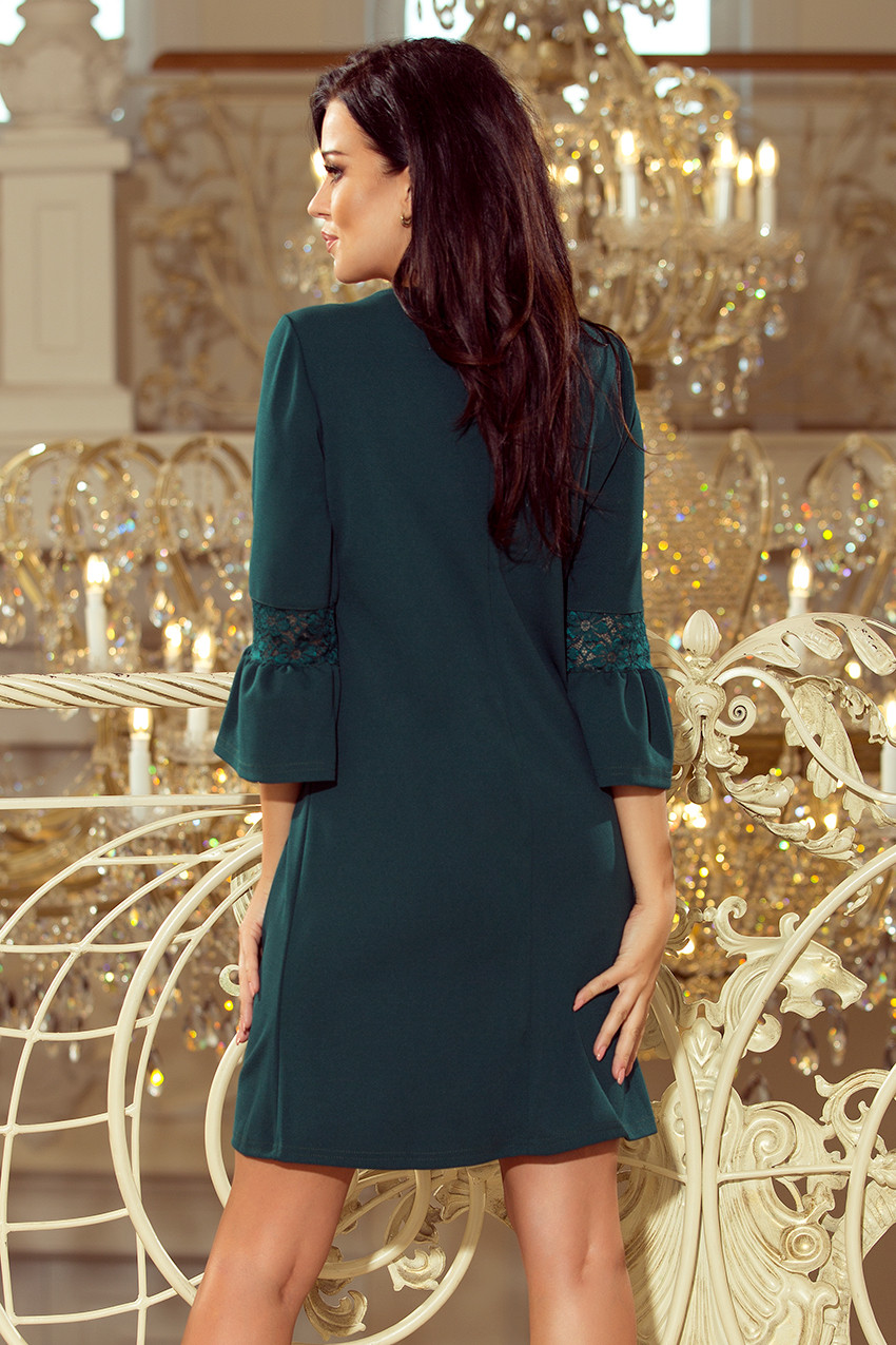 Dámské šaty model 6879694 - numoco Barva: Zelená, Velikost: M