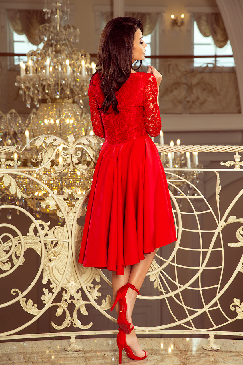 Dámské šaty 210-6 - NUMOCO Červená L