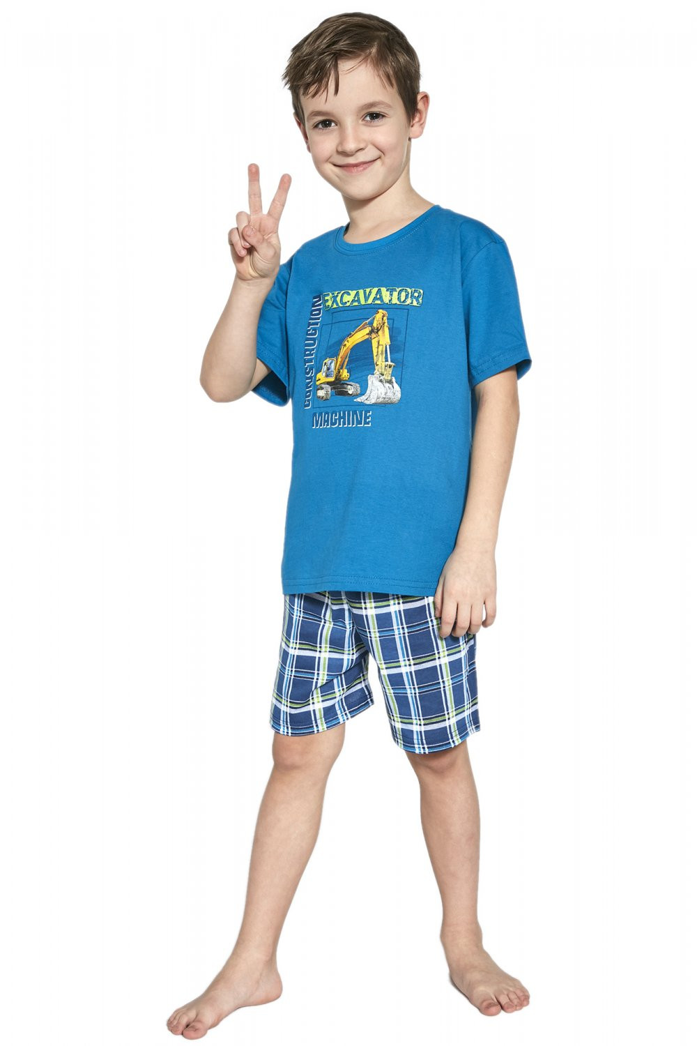 Chlapecké pyžamo model 15505486 - Cornette Barva: tyrkysová, Velikost: 86/92