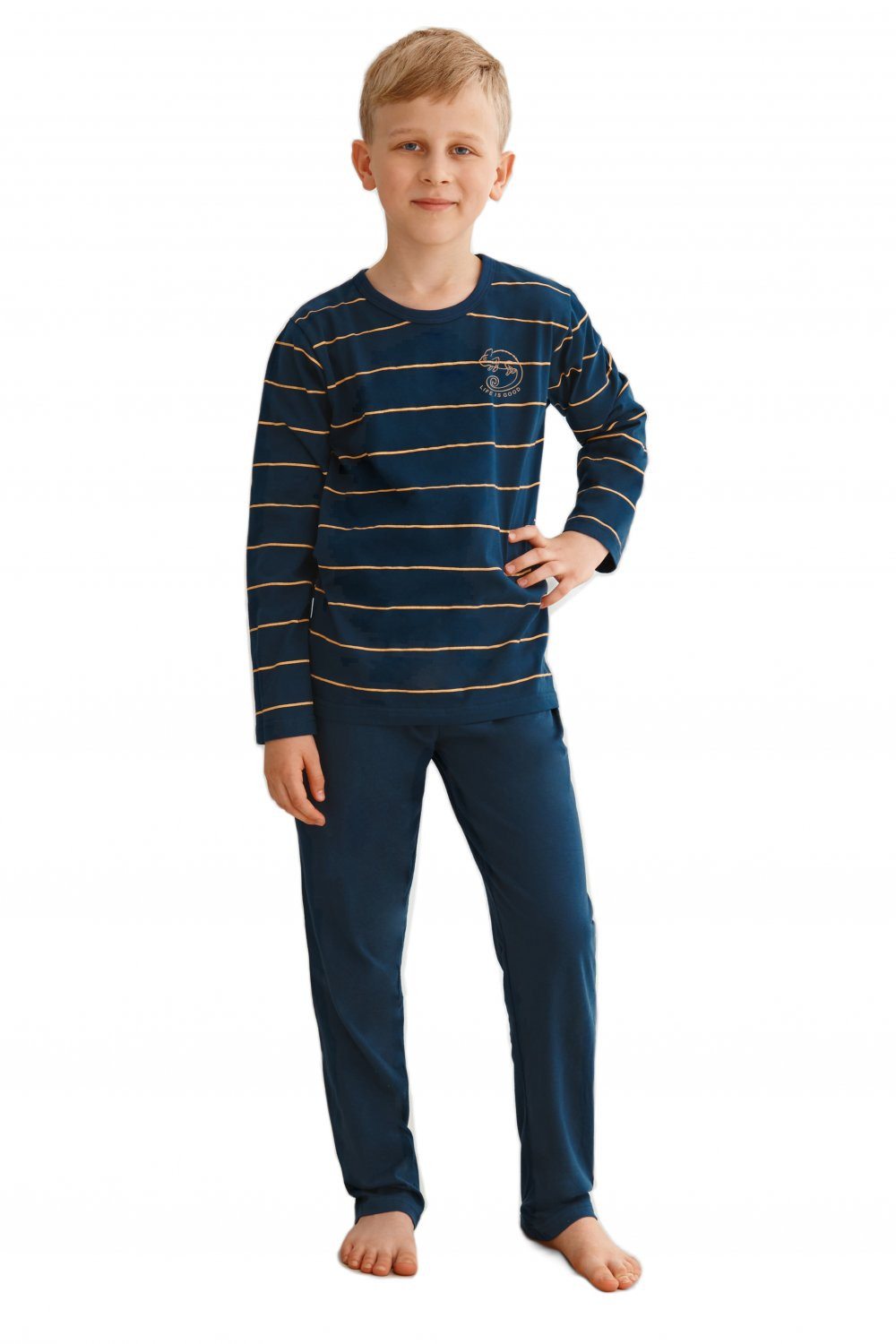 Levně Chlapecké pyžamo 2621 Harry dark blue - TARO tmavě modrá 104