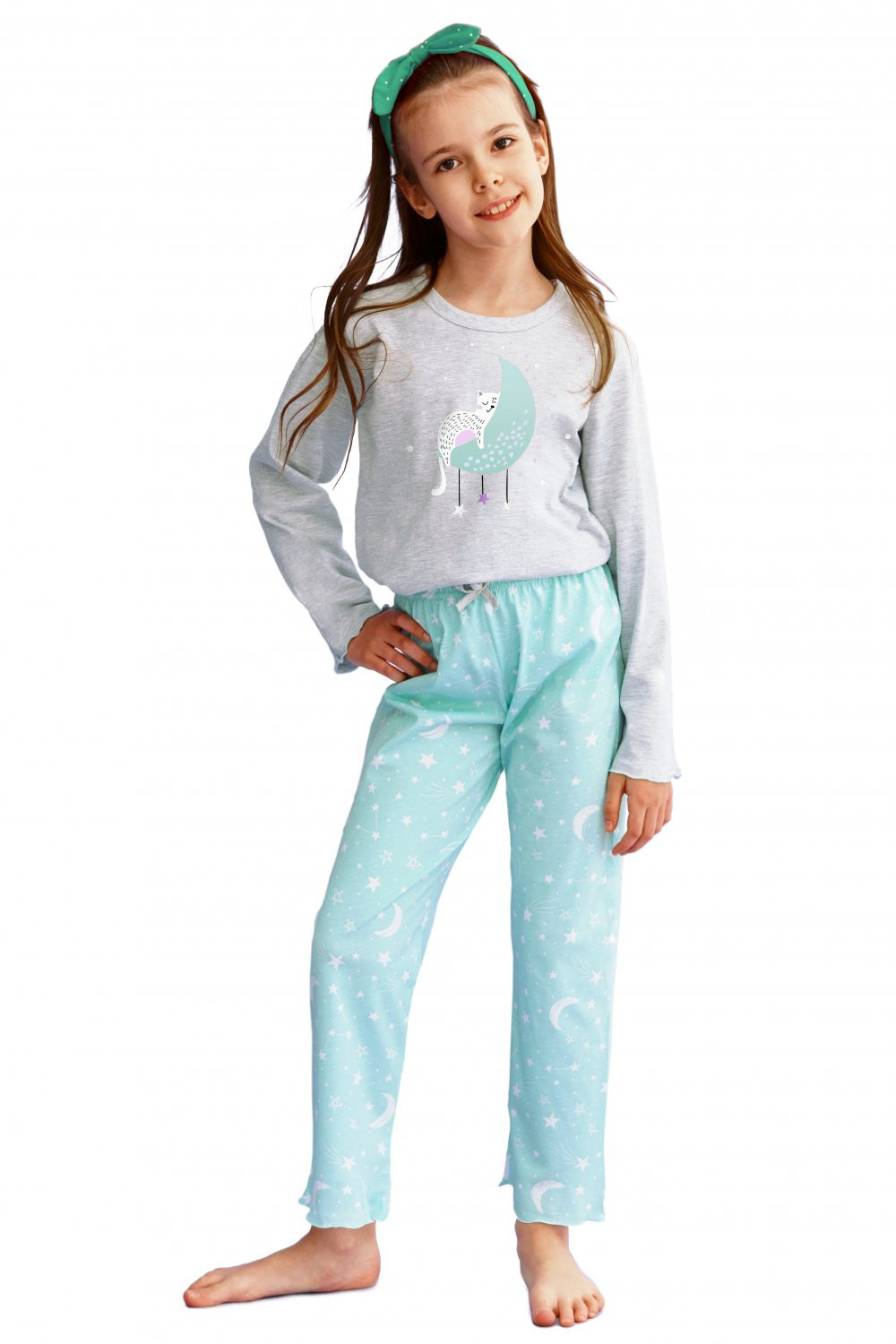 Dívčí pyžamo model 16179568 grey šedá 92 - Taro