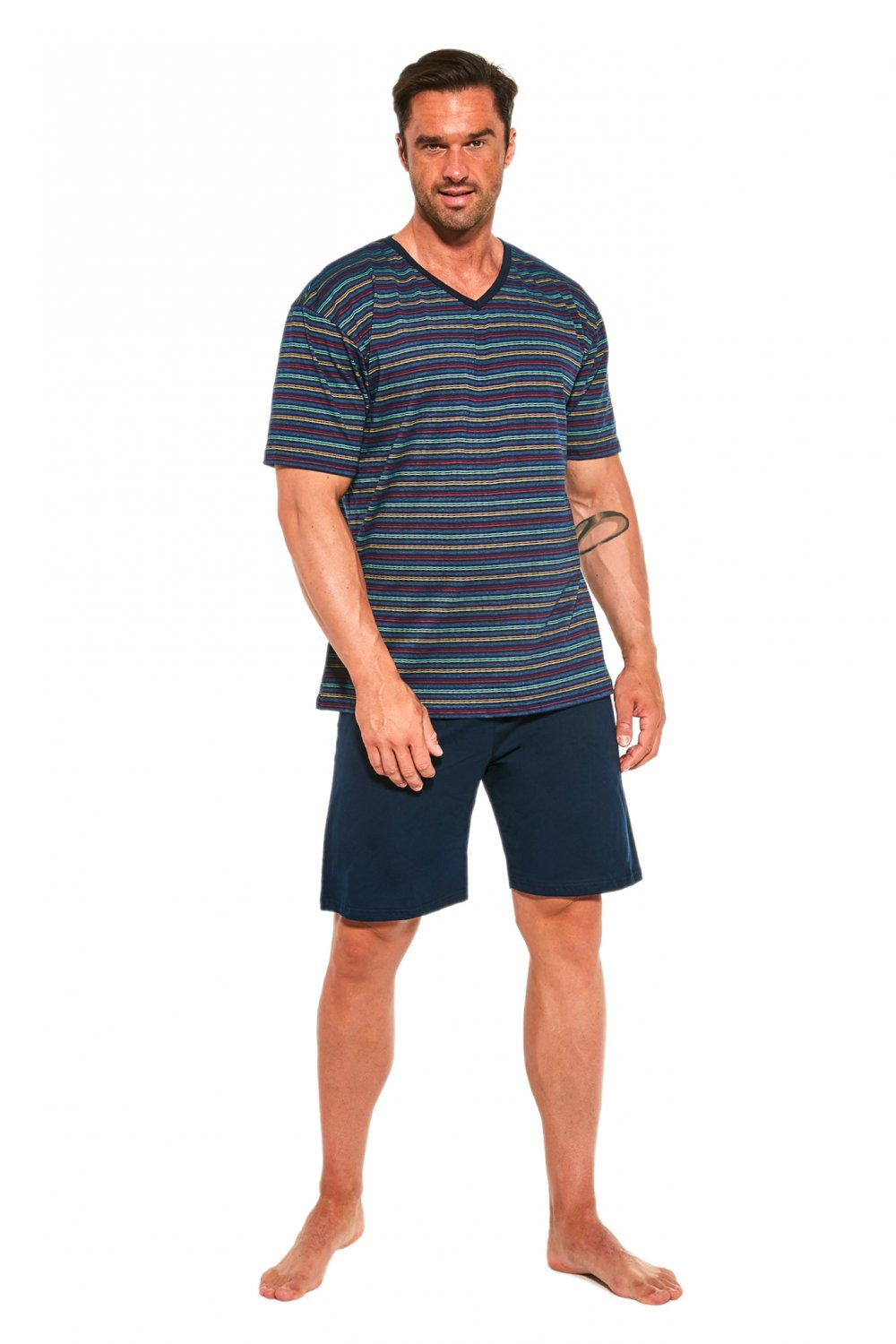 Pánské pyžamo model 16175148 vícebarevná M - Cornette