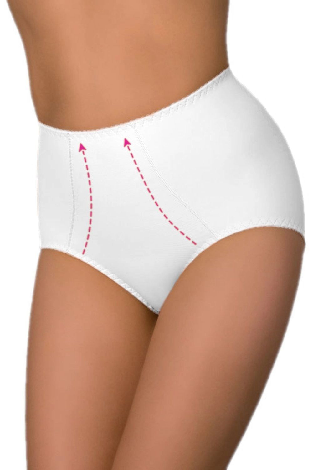Stahovací kalhotky Verona white - ELDAR bílá XL