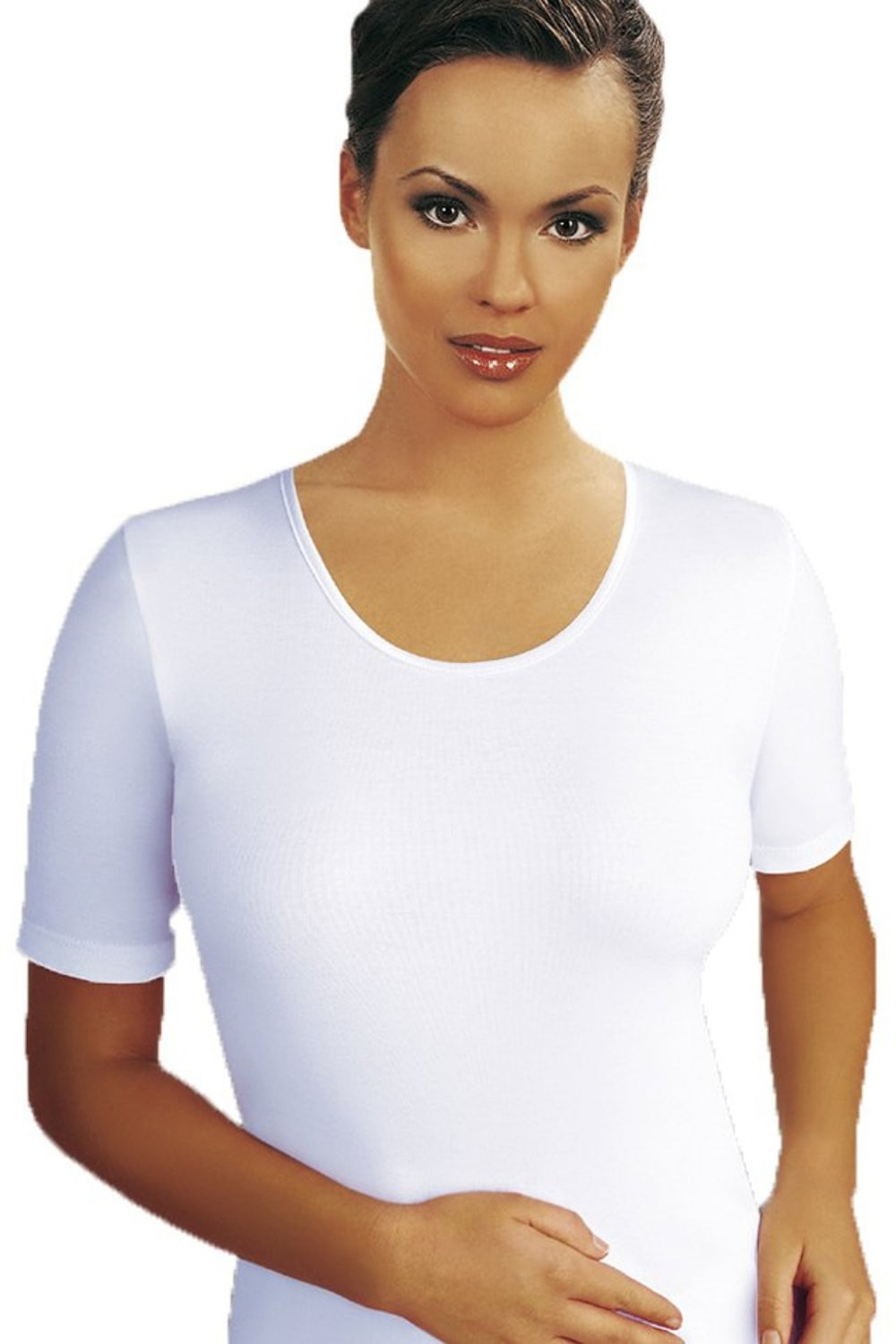 Dámské tričko Nina white model 16300266 - Emili Barva: Bílá, Velikost: XL