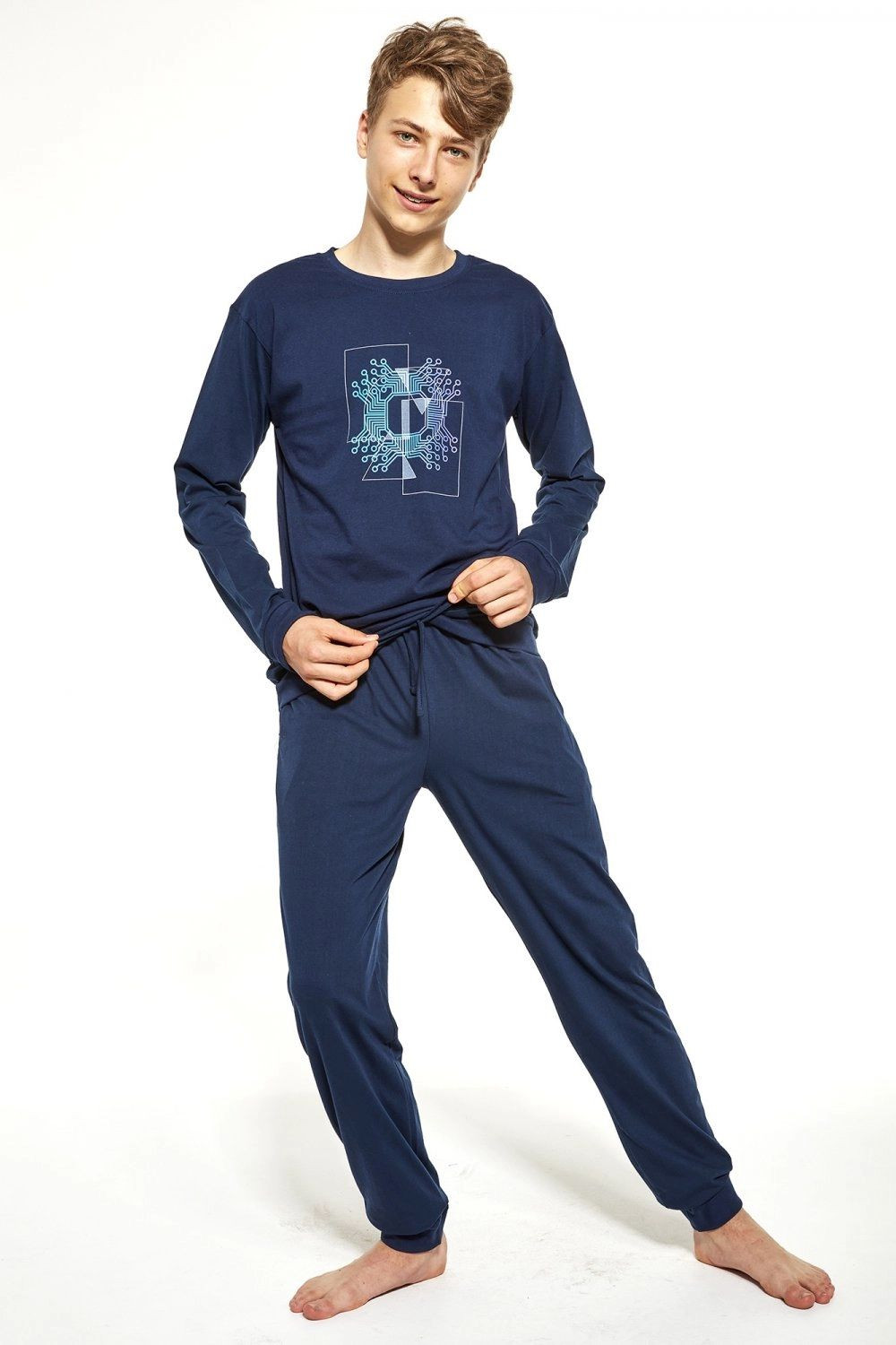 Chlapecké pyžamo 998/42 Chip - CORNETTE tmavě modrá 188/XL