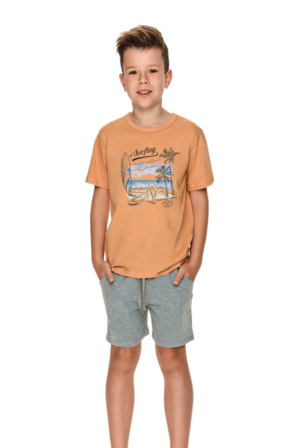 Chlapecké pyžamo model 17079983 - Taro Barva: skořicová, Velikost: 128