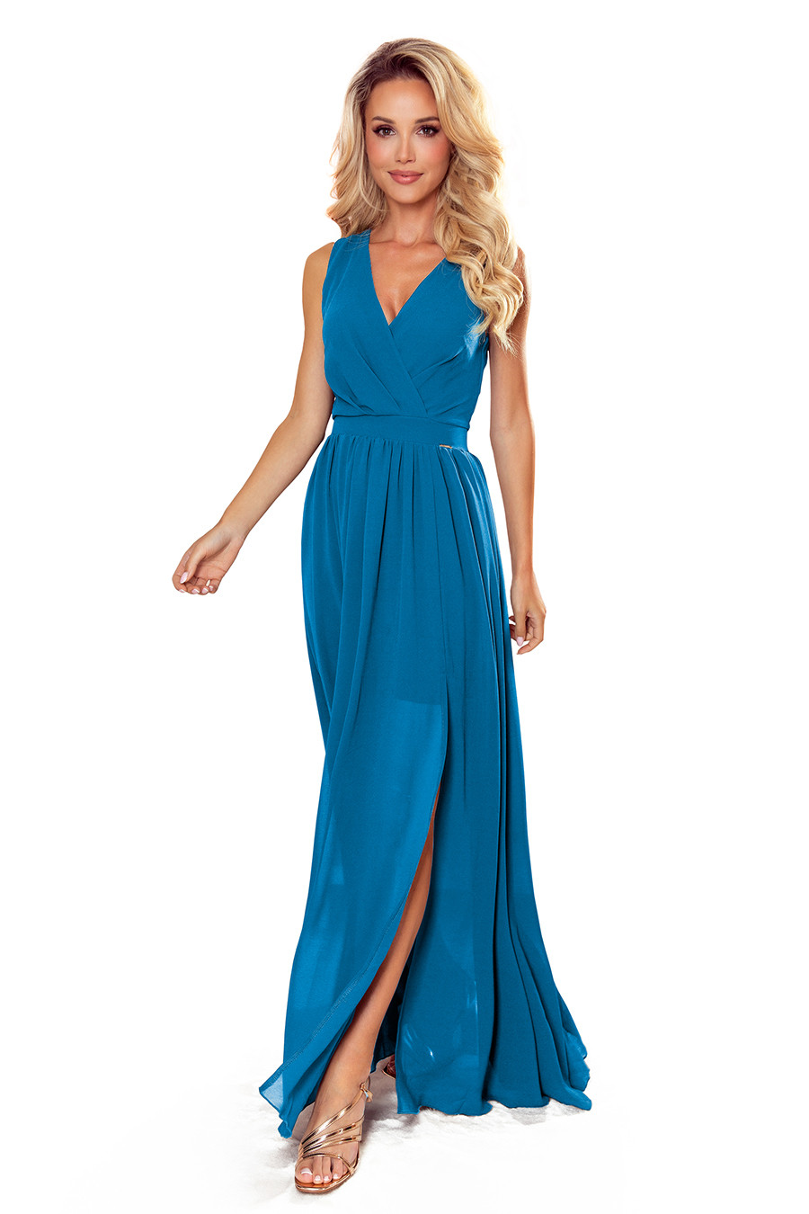 Dámské šaty 362-4 Justine - NUMOCO Modrá L
