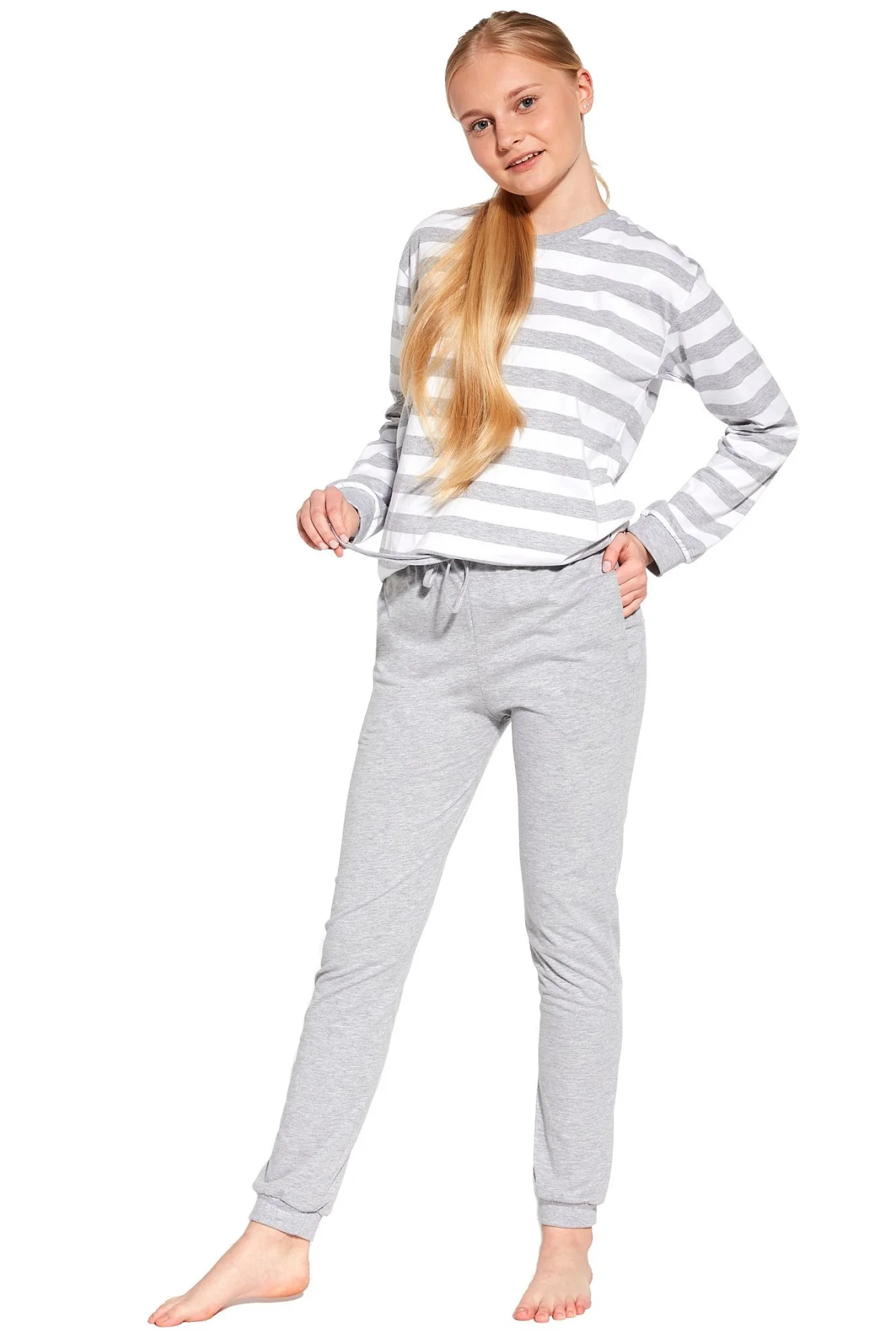 Dievčenské pyžamo 948/173 Molly - CORNETTE šedá 134/140 Dievčenské pyžamo 948/173 Molly - CORNETTE šedá 134/140