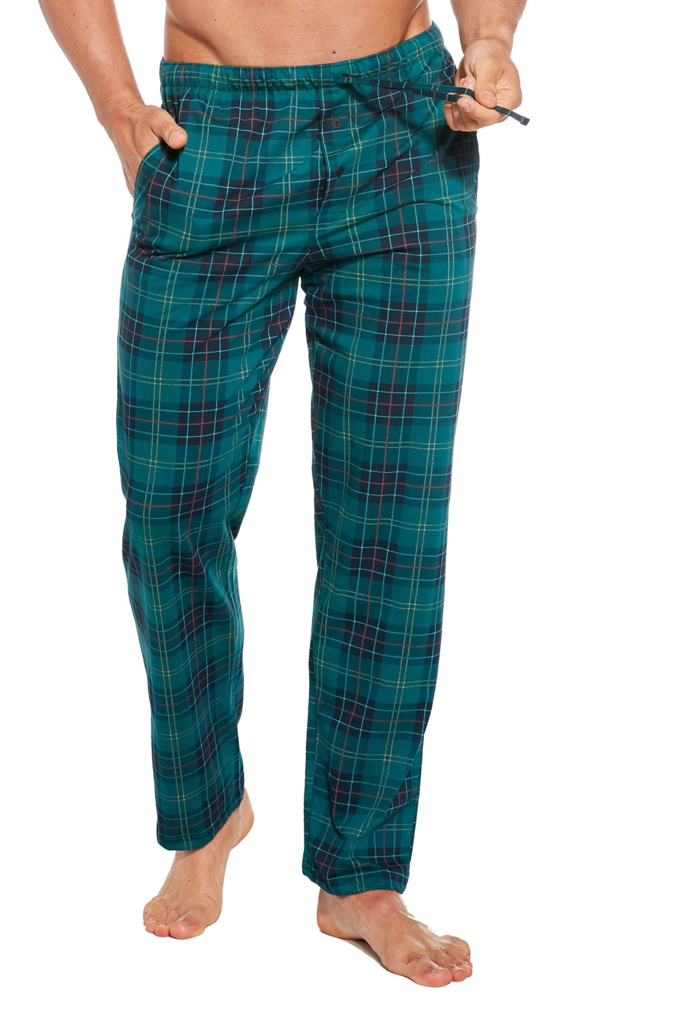 Pánské pyžamové kalhoty 691/46 - CORNETTE zelená M