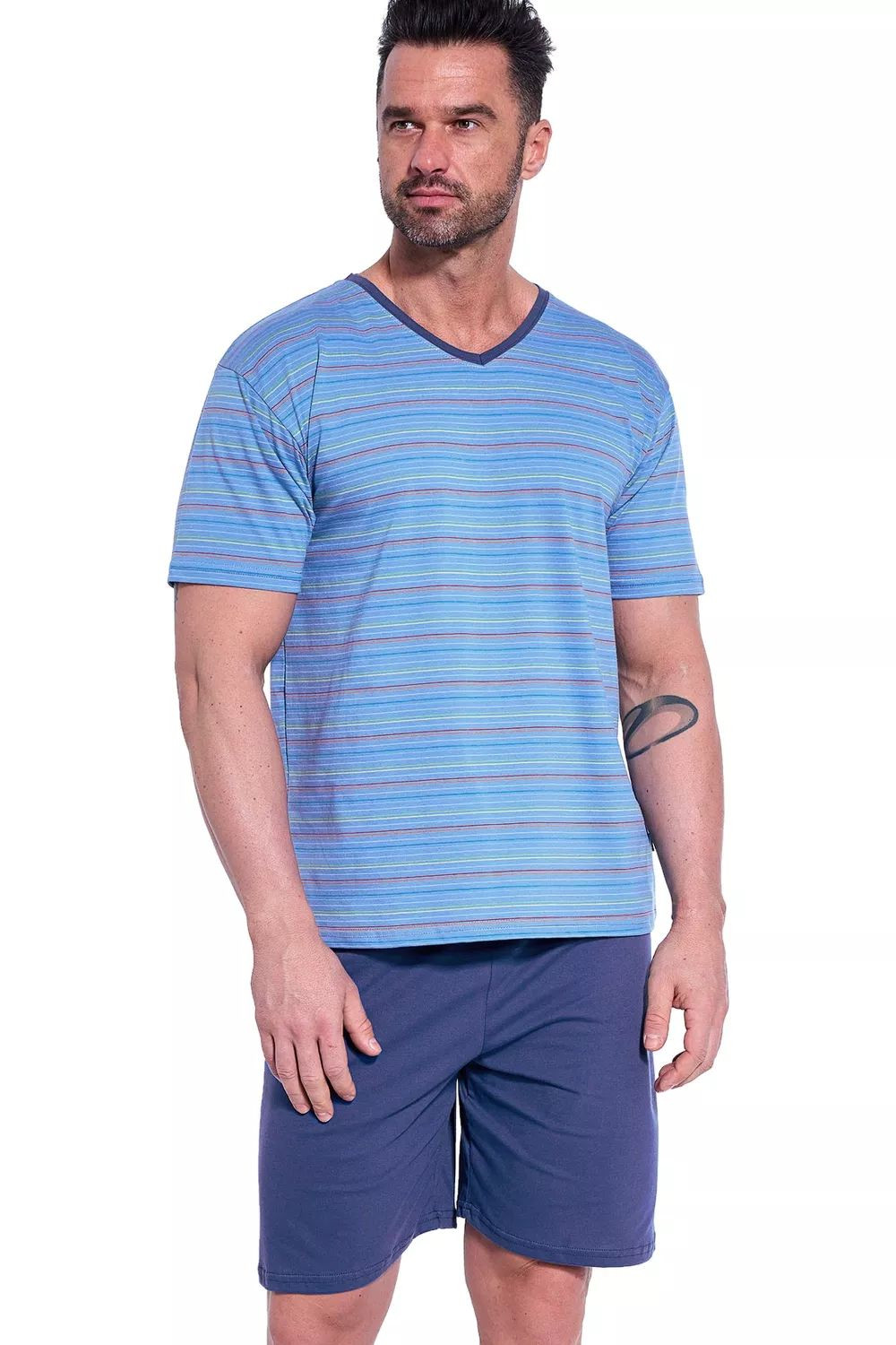 Pánske pyžamo 330/42 Rôzne - CORNETTE světle modrá XXL Pánske pyžamo 330/42 Rôzne - CORNETTE světle modrá XXL