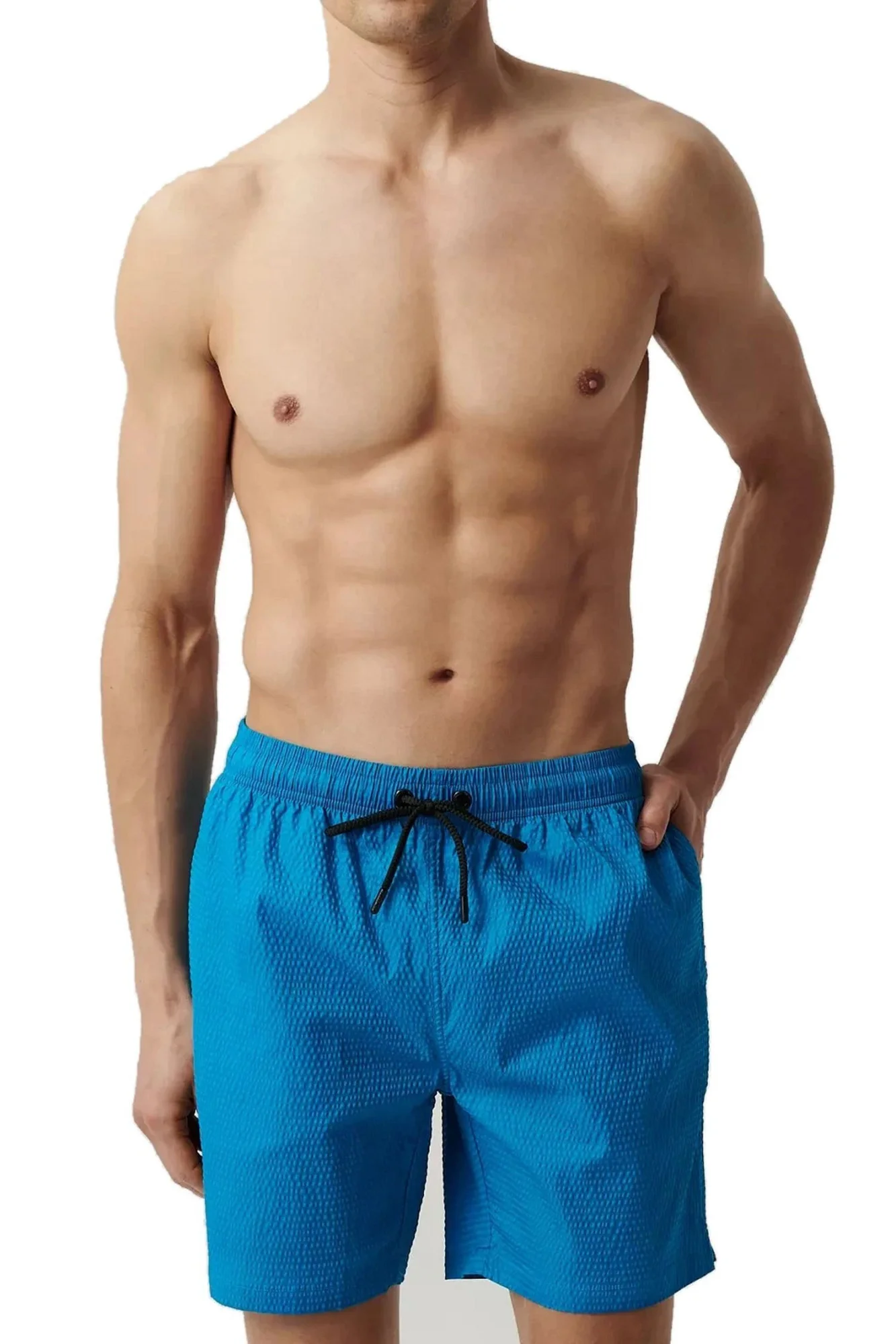 Pánske plavky 226 modrá - Atlantic světle modrá M