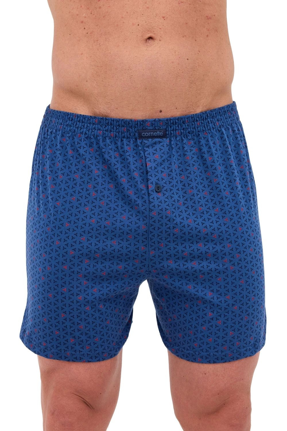 Pánske šortky 002/327 Comfort - CORNETTE tmavě modrá XL