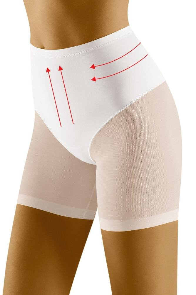 Stahovací boxerkové kalhotky Relaxa bílé Barva: bílá, Velikost: S