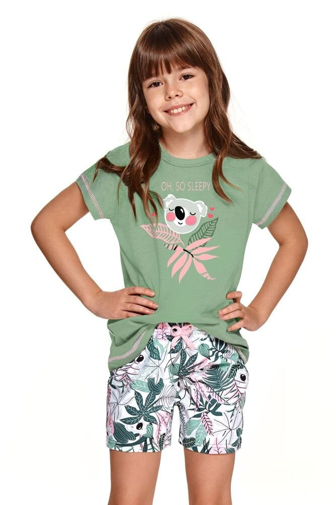 Dívčí pyžamo zelené s model 16166577 - Taro Barva: zelená, Velikost: 116