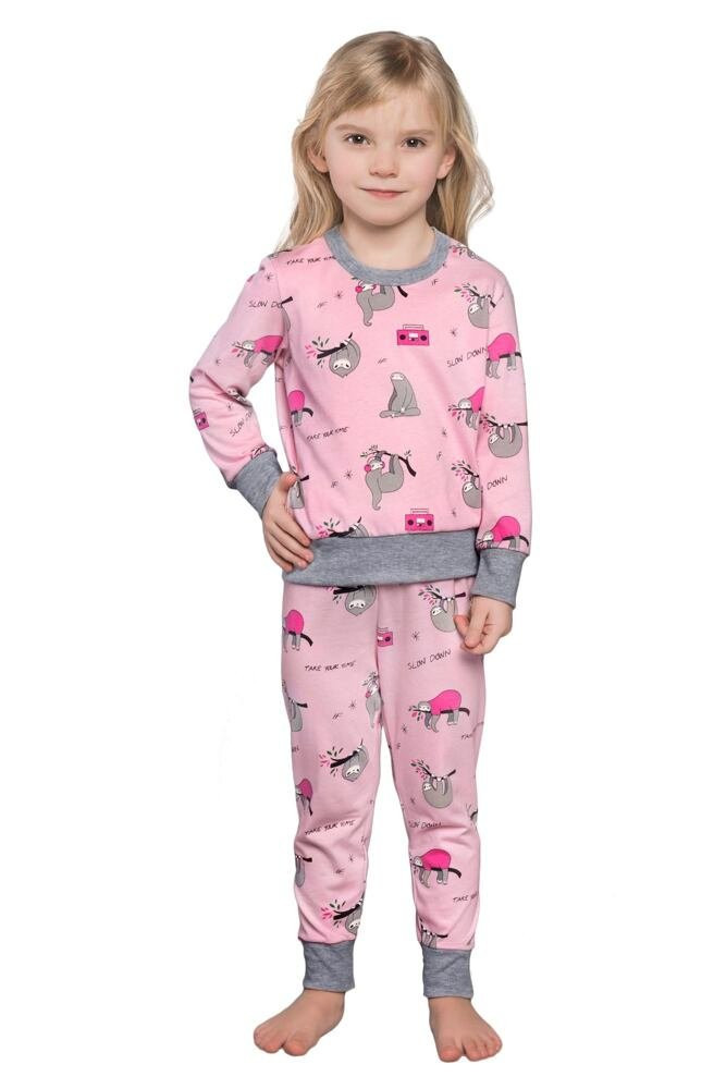 Dívčí pyžamo model 16166659 růžové 110/116 - Italian Fashion