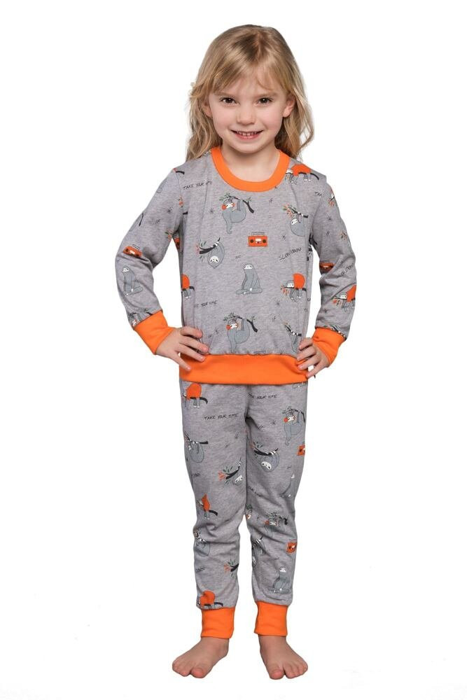 Dětské pyžamo model 16166684 šedé 110/116 - Italian Fashion