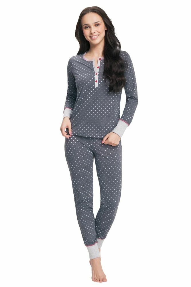 Dámské pyžamo Anita šedé s model 16166920 XL - Luna
