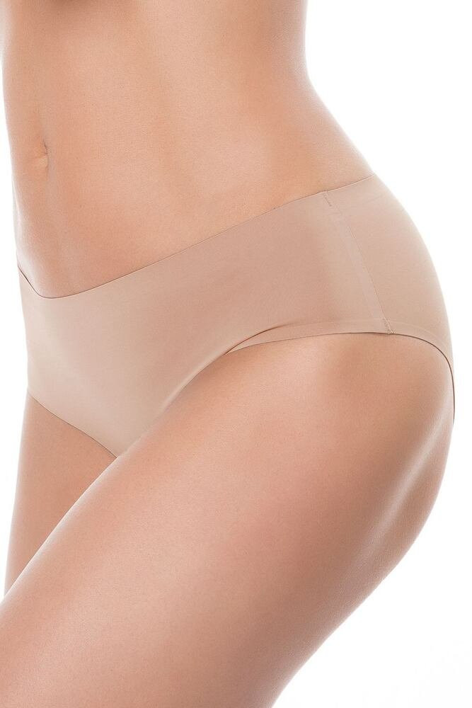 Bezešvé kalhotky Simple panty béžové Barva: Béžová, Velikost: XL
