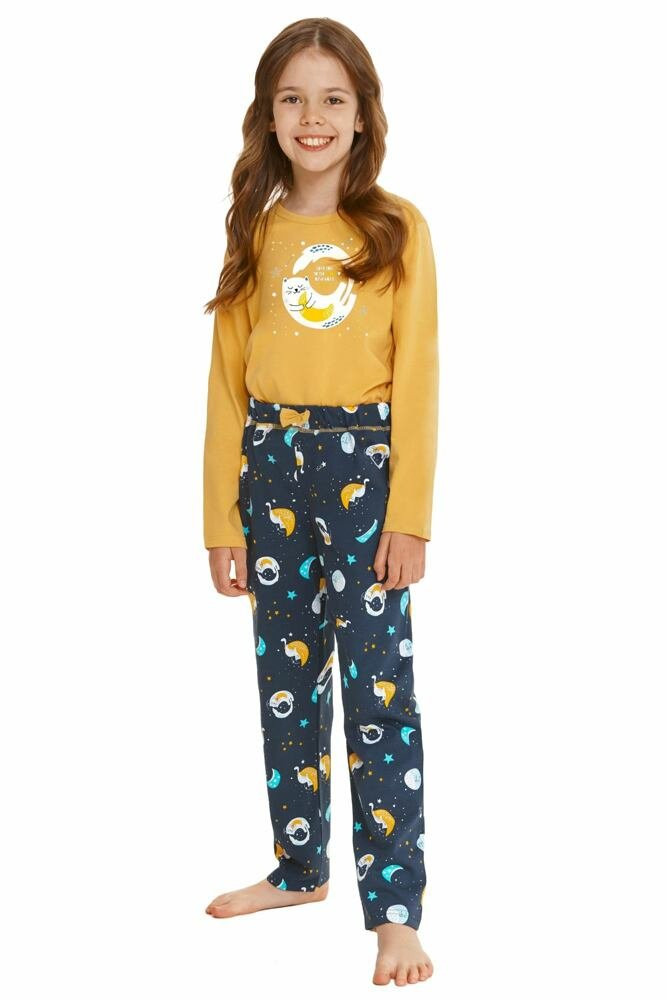 Dívčí pyžamo Sarah žluté žlutá 104