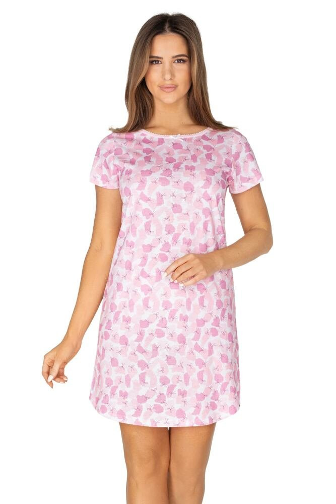Dámská košilka model 17262293 růžová - Regina Barva: růžová, Velikost: XL